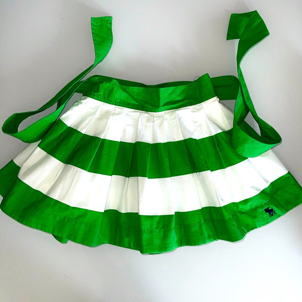 Abercrombie & Fitch stripe flouncy skirt big bow